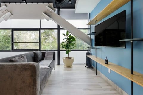 Living room with tv