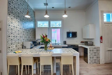 Large fully equipped kitchen