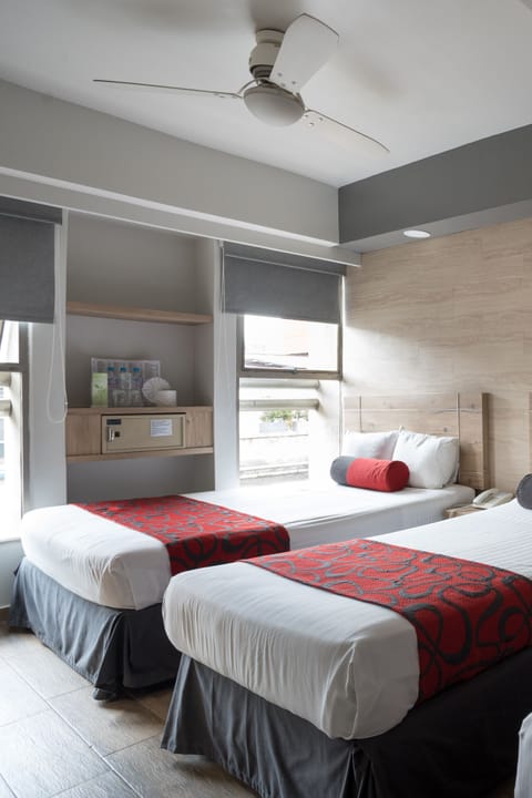 Quadruple Room | In-room safe, desk, laptop workspace, iron/ironing board