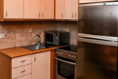 Villa, 2 Bedrooms, Private Pool, Sea View | Private kitchen | Full-size fridge, microwave, stovetop, coffee/tea maker