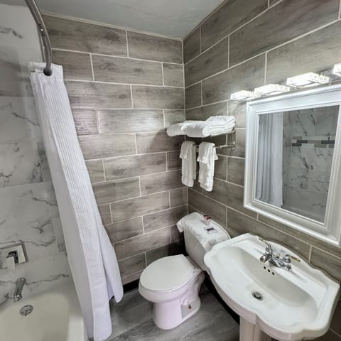 Free toiletries, hair dryer, towels