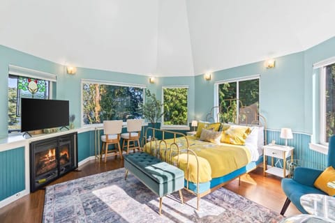 Tower comes with a Smart TV where you can log in and stream your favorite shows!