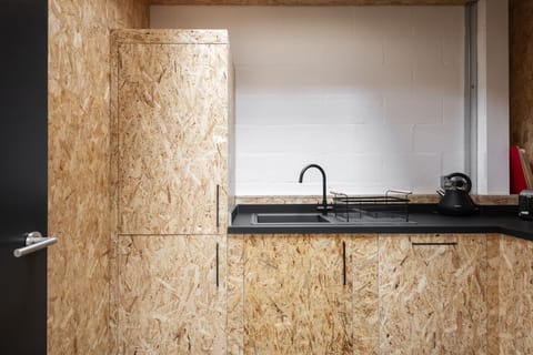 Shared fridge, microwave, electric kettle