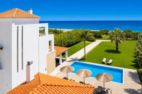 Beautiful villa with private pool, terrace, and garden with sea views