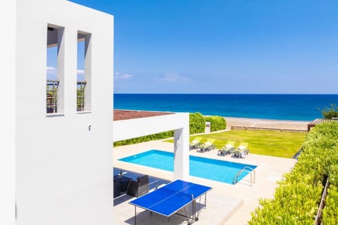 Beautiful villa with private pool, terrace, and garden with panoramic sea views