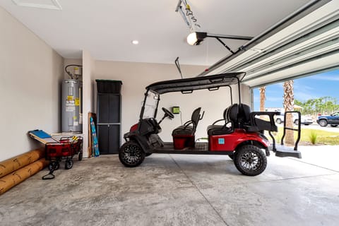 Garage with Golf Cart