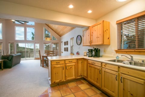 Grab a seat at the bar and chat with the chef while dinner is made