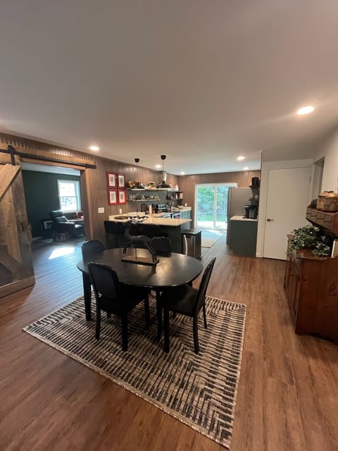 Another view of our dining room and newly renovated kitchen.