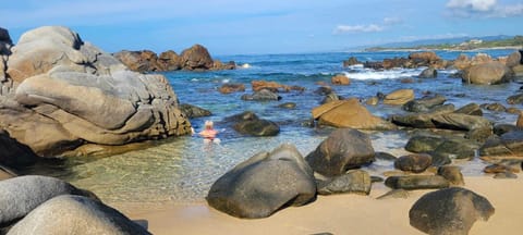 Outdoor pool, open 8:00 AM to 11:00 PM, sun loungers