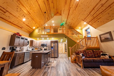 Spacious open concept