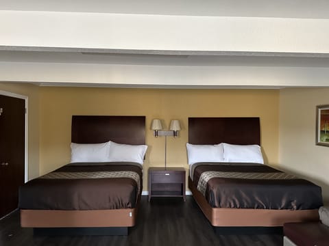 Deluxe Room, 2 Queen Beds, Non Smoking, Refrigerator & Microwave | Premium bedding, iron/ironing board, free WiFi, bed sheets