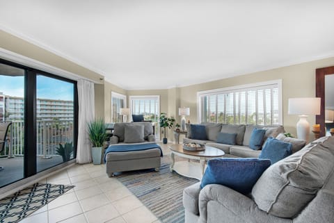 Living room with balcony access