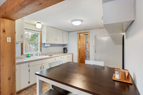 High table with 3 seating perfect for a morning coffee