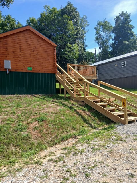 Stairs to entrance