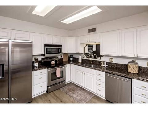 Fully stocked kitchen