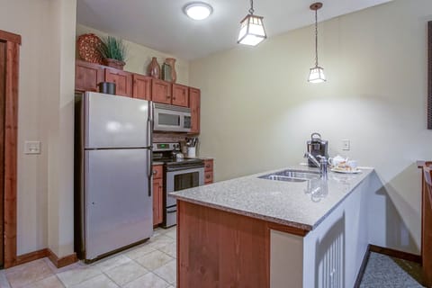 Kitchen area of studio
