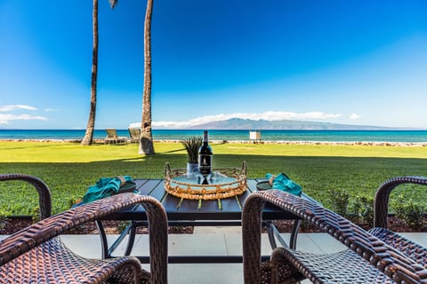 Direct oceanfront views from your private lanai