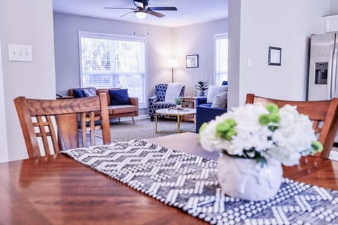 Enjoy friends and family in the open concept living, dining and kitchen area