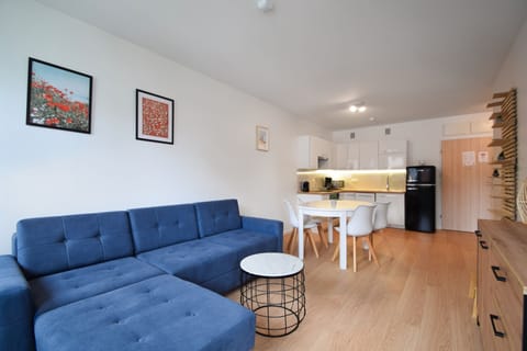 Comfort Apartment | Living area | 37-inch flat-screen TV with digital channels