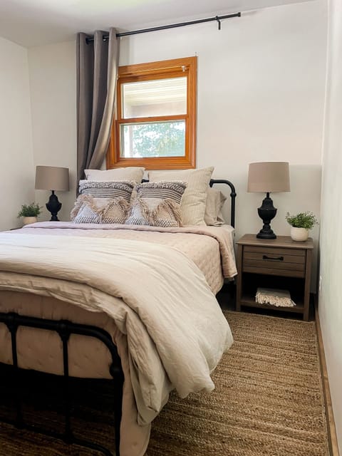 Cozy up in one of the bedrooms!