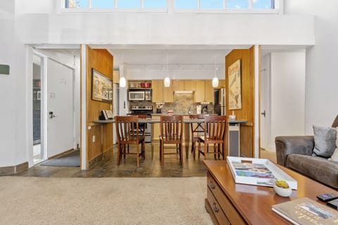 Main living area looking toward kitchen