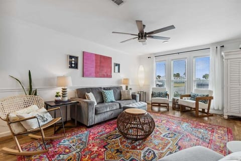 Beautifully Decorated, Comfy Seating and Natural Light