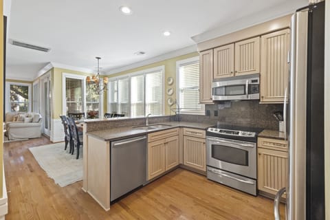 Open living space on main first level.