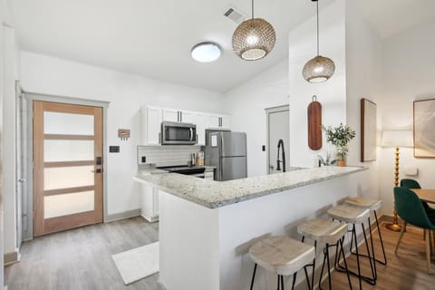 Fully stocked kitchen