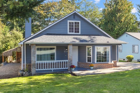 Front entrance of house