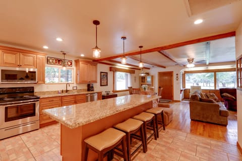 Pine Vacation Rental | 3BR | 2BA | Step-Free Access | 2,200 Sq Ft