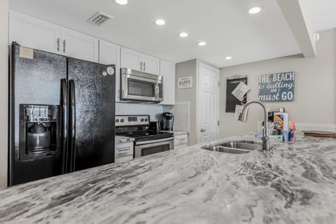 Fully stocked kitchen