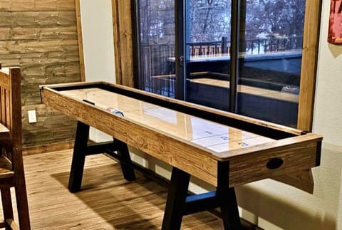 New shuffleboard downstairs!