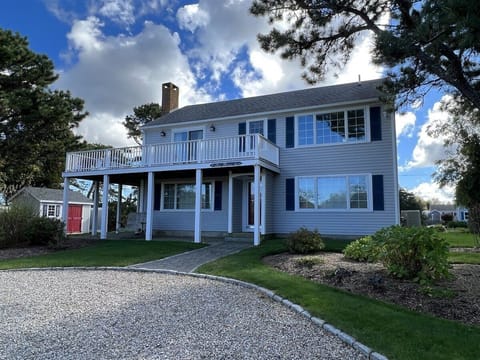Front of Home Faces Towards the Water