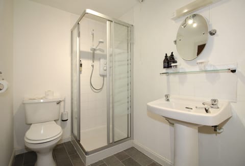Twin Room | Bathroom | Designer toiletries, hair dryer, towels, shampoo