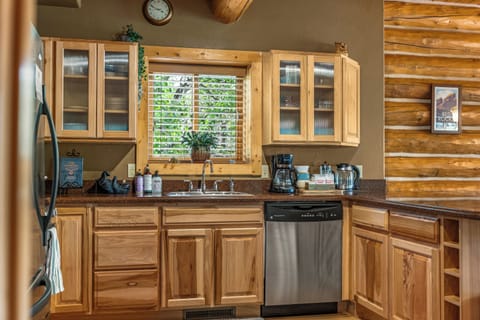 Fully-equipped kitchen.