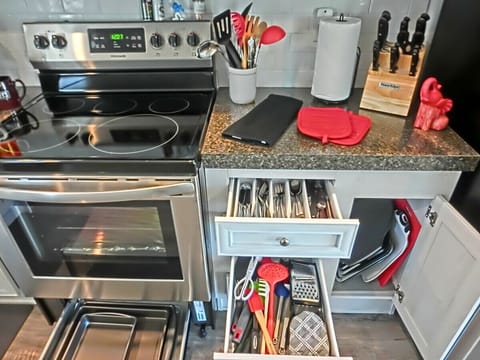 Stocked Kitchen! Lets cook!