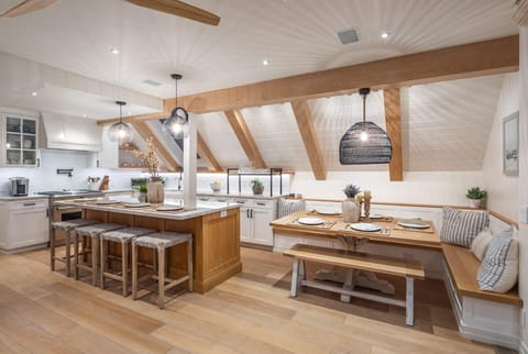 The open concept living space keeps everyone connected.