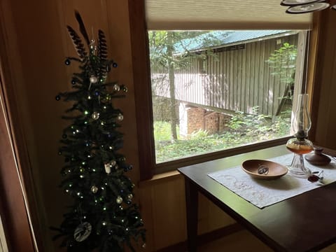 Inside toll house view of bridge 