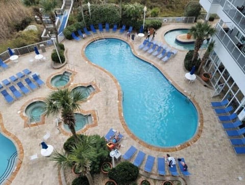 Resort-style pool scene ready for sunny lounging.