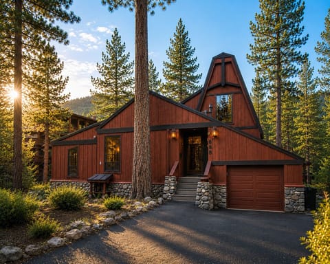 Welcome to the Mountains! Tahoe cabin surrounded by beautiful pines and aspens.