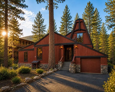 Welcome to the Mountains! Tahoe cabin surrounded by beautiful pines and aspens.