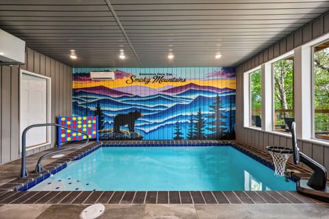 Indoor heated pool!