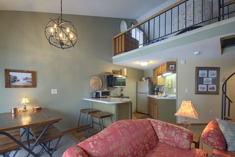With the open-plan layout in the condo, you and your group can stay connected throughout the day.