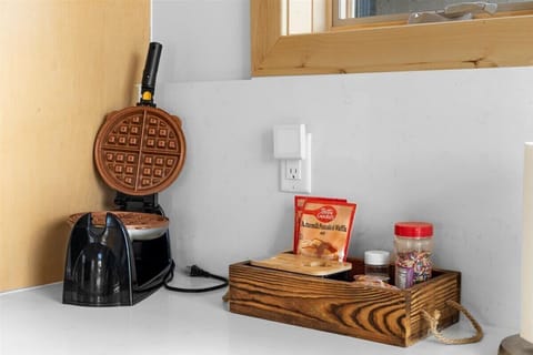 Make a waffle for breakfast- with extra sprinkles!