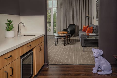 Suite, 1 King Bed, Balcony | Desk, laptop workspace, blackout drapes, free WiFi