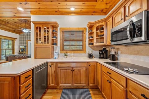 (Main House) Your fully equipped kitchen! With modern appliances and natural wood create a delightful culinary escape!