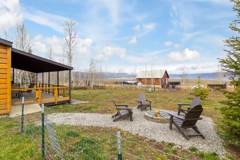 Gather 'round our beautiful fire pit! With open views of the surrounding landscape, it's the perfect spot to share stories, roast marshmallows, and create unforgettable memories under the starry sky.
