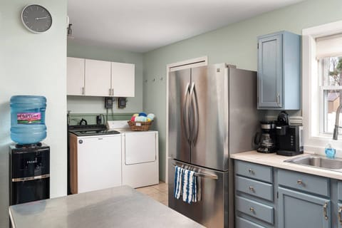 Full Washer and Dryer (and filtered spring water) included for your use