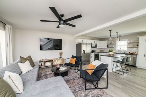 THE MADISON | Living Room and Kitchen