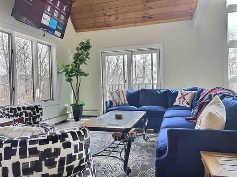 Living area flooded with natural light